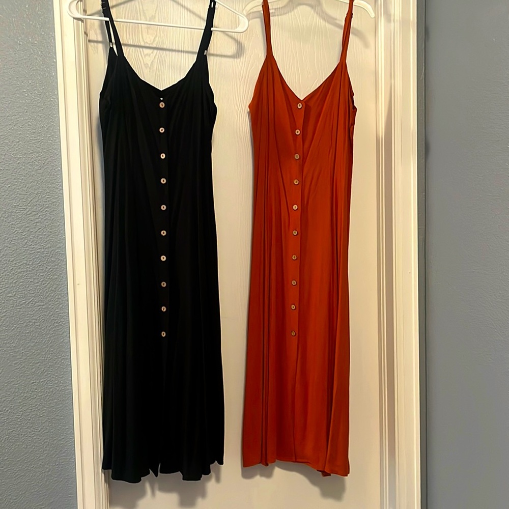Forever21 summer MIDI dress, black listing